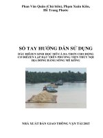 SSổ tay hướng dẫn sử dụng dầu diesel sinh học mỡ cá da trơn cho động cơ diesel lắp đặt trên phương tiện thủy nội địa đồng bằng sông mê kông