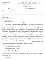 đề kiểm tra tất cả các môn học kỳ 2 lớp 2