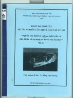 Nghiên cứu thiết kế, chế tạo thiết bị đo và điều khiển tốc độ động cơ diesel trên tàu thủy