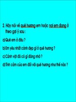 bài giảng tập làm văn tuần 11 kể vê quê hương