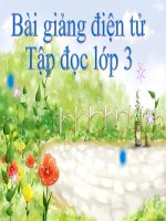 bài giảng tập đọc lớp 3- tiếng đàn
