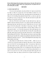 Đề tài Định hướng đổi mới chương trình môn học GDTC cho sinh viên ngành sư phạm Mầm non trường Đại học Sư phạm Hà Nội 2 theo hướng đào tạo nghề