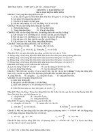 tổng hợp các bài toán dao động