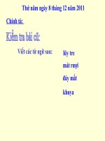 chính tả tuần 17 tiết 2 ÂM THANH THÀNH PHỐ