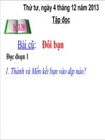 bài giảng tập đọc  lớp 3 tuần 16 về quê ngoại