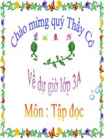 bài giảng tập đọc  lớp 3 tuần 16 đôi bạn