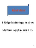 bài giảng tập làm văn tuần 4 nghe kể  dại gì mà đổi