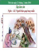 bài giảng tập làm văn tuần 24 người bán quạt may mắn