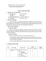 ĐỀ CƯƠNG MÔN HỌC TOÁN TIN HỌC