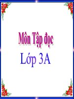 bài giảng tập đọc  lớp 3 tuần 17 ánh đom đóm