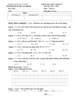 đề kiểm tra lớp 3 giữa 9