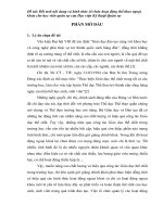 Đề tài Đổi mới nội dung và hình thức tổ chức hoạt động thể thao ngoại khóa cho học viên quân sự của Học viện Kỹ thuật Quân sự