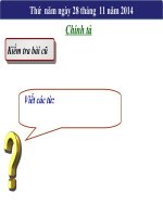 bài giảng chính tả lớp 3 tuần 14 tiết 2 nhớ việt bắc