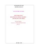 Bài tập tốt nghiệp Một số biện pháp bồi dưỡng ban chỉ huy chi đội ở liên Đội THCS Tiến Thịnh
