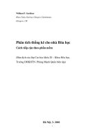 Phân tích thống kê cho nhà Hóa học