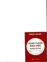 hoàn thành mọi việc không hề khó