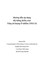 Hướng dẫn áp dụng Hệ thống Kiểm soát Tổng tải lượng Ô nhiễm (TPLCS)
