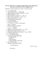 TÍNH TOÁN VÀ THIẾT KẾ THIẾT BỊ SẤY TẦNG SÔI ĐỂ SẤY HẠT ĐẬU XANH VỚI NĂNG SUẤT 4000KGNGÀY