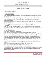 giáo án lớp chồi chủ đề gia đình