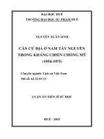 Căn cứ địa ở nam tây nguyên trong kháng chiến chống mỹ (TT) 
