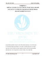 Tổ chức kế toán chi phí sản xuất và tính giá thành sản phẩm tại công ty trách nhiệm hữu hạn in và dịch vụ thương mại phú thịnh 