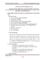 Bài tập lớn môn kế toán doanh nghiệp xây lắp