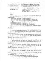 ĐỀ THI CHỌN ĐỘI TUYỂN DỰ THI QUỐC GIA VÀ GIẢI TOÁN TRÊN MÁY TÍNH CẦM TAY MÔN SINH HỌC VÒNG 2