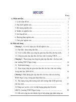 Nghiên cứu về thực trạng và biện pháp giáo dục đạo đức học sinh của trường THCS ngọc long   trong năm học 2009 2010 