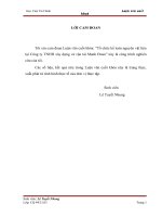 Tổ chức kế toán nguyên vật liệu tại công ty TNHH xây dựng và vận tải mạnh đoan 