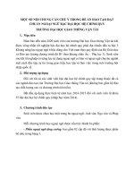 MỘT SỐ NỘI CHUNG CẦN CHÚ Ý TRONG ĐỀ ÁN ĐÀO TẠO ĐẠT CHUẨN NGOẠI NGỮ BẬC ĐẠI HỌC HỆ CHÍNH QUY TRƯỜNG ĐẠI HỌC GIAO THÔNG VẬN TẢI