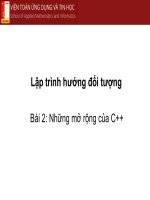 Tài liệu lập trình C tiếng Việt Lesson2 cppfeatures