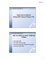 Phân Tích & Thiết KếHướng Đối Tượng Sử Dụng UML