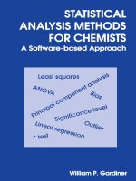 statistical analysis methods for chemists   a software based approach