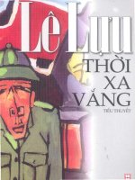 tác phẩm thời xa vắng của lê lựu