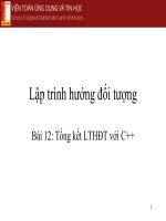 Tài liệu lập trình C tiếng Việt Tong ket