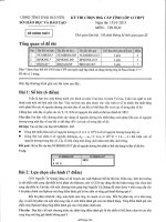 ĐỀ THI HSG LỚP 12 CẤP TỈNH NĂM HỌC 2015  2016  CHUYÊN THÁI NGUYÊNTin hoc 12