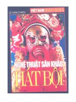 nghệ thuật sân khấu hát bội