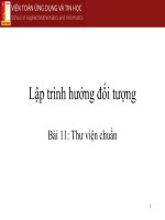 Tài liệu lập trình C tiếng Việt lesson 12 STL