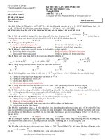 Đề + đáp án thi thử lý THPT ngô quyền   HN 