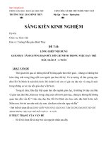 SÁNG KIẾN KINH NGHIỆM LỒNG GHÉP nội DUNG GIÁO DỤC tấm GƯƠNG đạo đức hồ CHÍ MINH TRONG VIỆC DẠY TRẺ mẫu GIÁO 5 – 6 TUỔI 