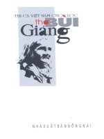 tuyển tập thơ bùi giáng