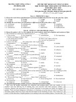 Đề ôn thi HSG lớp 12