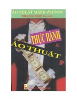 thực hành ảo thuật   m  willson