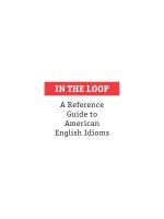 In the loop a reference guide to american english idioms 