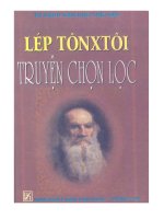 Truyện chọn lọc của nhà văn lev tolstoi