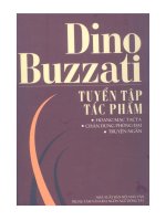 tuyển tập tác phẩm  dino buzzati