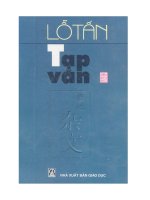 tác phẩm tạp văn của lỗ tấn