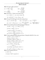 Đề cương ôn tập môn toán lớp 11 giáo dục thường xuyên