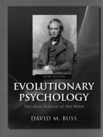 Evolutionary psychology the new science of the mind 