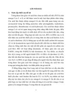 Ảnh hưởng của chất béo thức ăn trong khẩu phần đến thành phần acid béo của trứng gà công nghiệp (TT) 